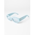 Солнцезащитные женские очки Emilio Pucci из полимера синего цвета