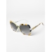 Солнцезащитные женские очки Emilio Pucci из полимера желтого цвета
