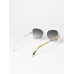 Солнцезащитные женские очки Emilio Pucci из полимера желтого цвета
