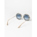 Солнцезащитные женские очки Gucci из комбинированного материала белого цвета