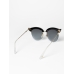 Солнцезащитные женские очки Gucci из комбинированного материала черного цвета